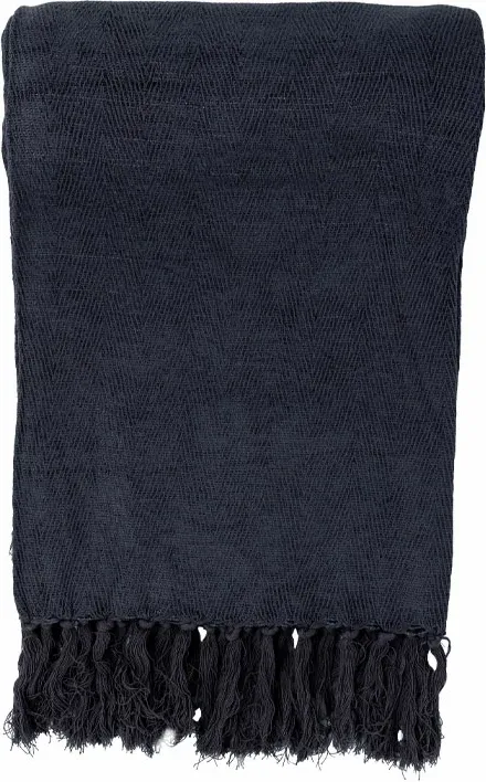 Mbulesë dekorative RASUL, material tekstili, gri, 130x170cm - 1