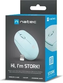 Maus Natec Stork, pa kabllo, blu - 11