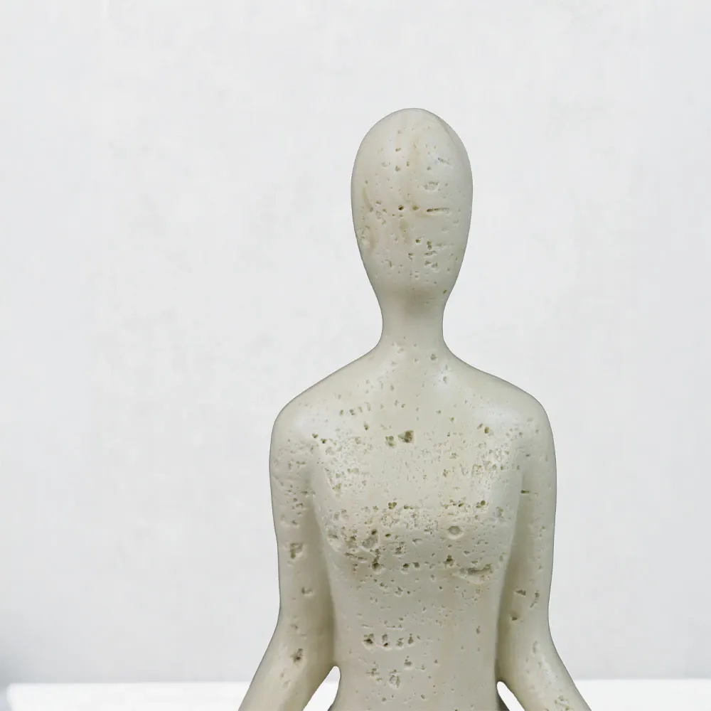 Dekor MORPH III, trup, 13x7.5x17.5cm, rrëshirë, bezhë - 3