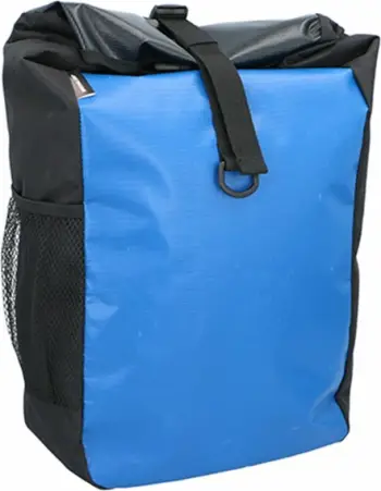 Çantë anësore biçiklete Dunlop, 15L, e papërshkueshme nga uji, e zezë