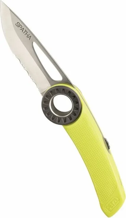 Thikë xhepi Petzl Spatha, e verdhë - 1