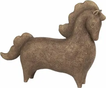 Dekor kali, ngjyrë kafe, 26.1x6.1x20cm, resin