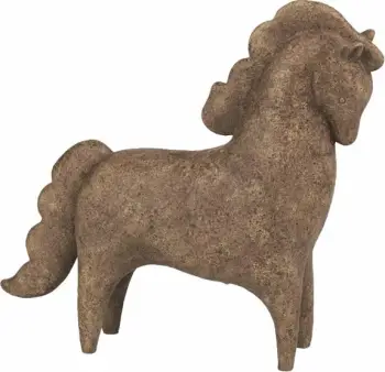 Dekor kali, ngjyrë kafe, 28.1x7.1x25.3cm, rrëshirë