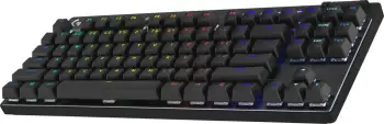 Tastierë gaming Logitech G PRO X TKL LIGHTSPEED, mekanike, RGB, pa tela, e zezë