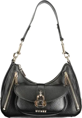 Çantë GUESS JEANS JESSA BAG femra, e zezë