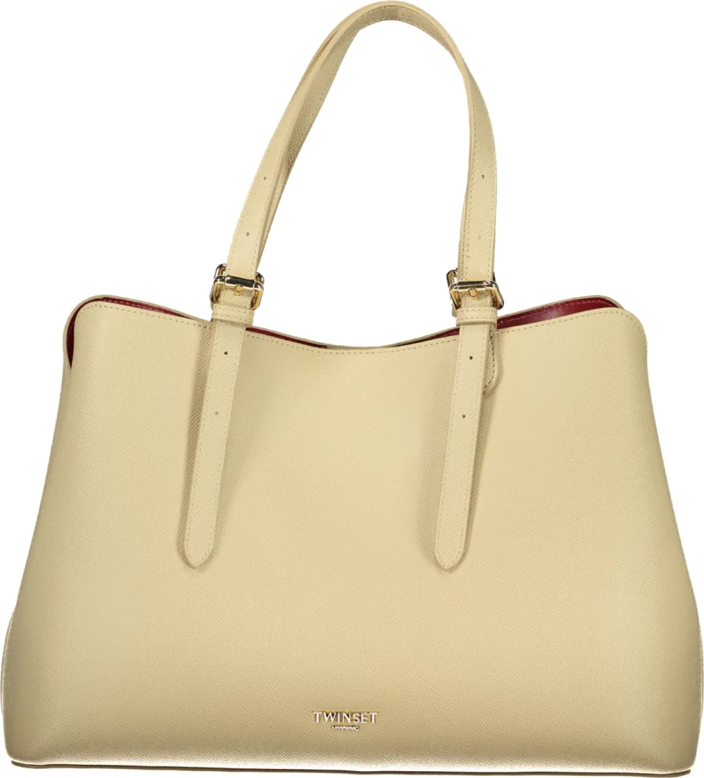 Çantë për femra TWINSET tote, bezhe - 1