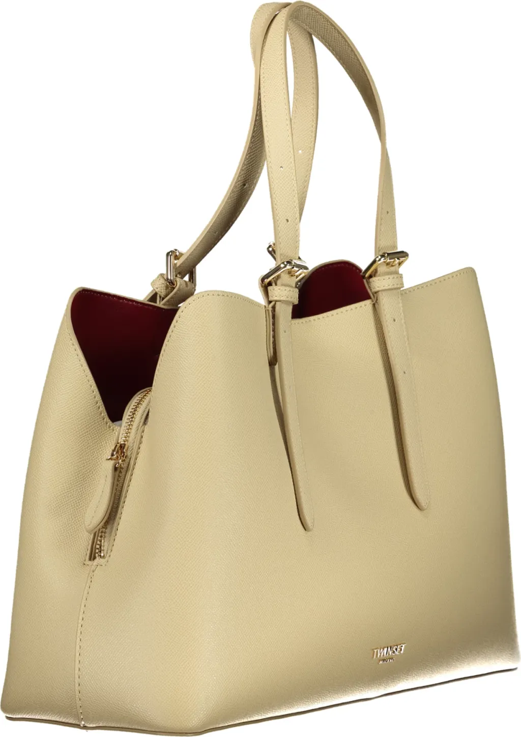 Çantë për femra TWINSET tote, bezhe - 3