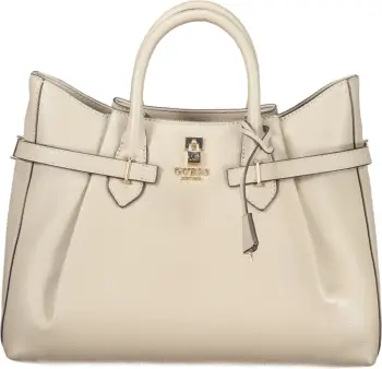 Çantë femra GUESS JEANS YESBA BAG, bezhë