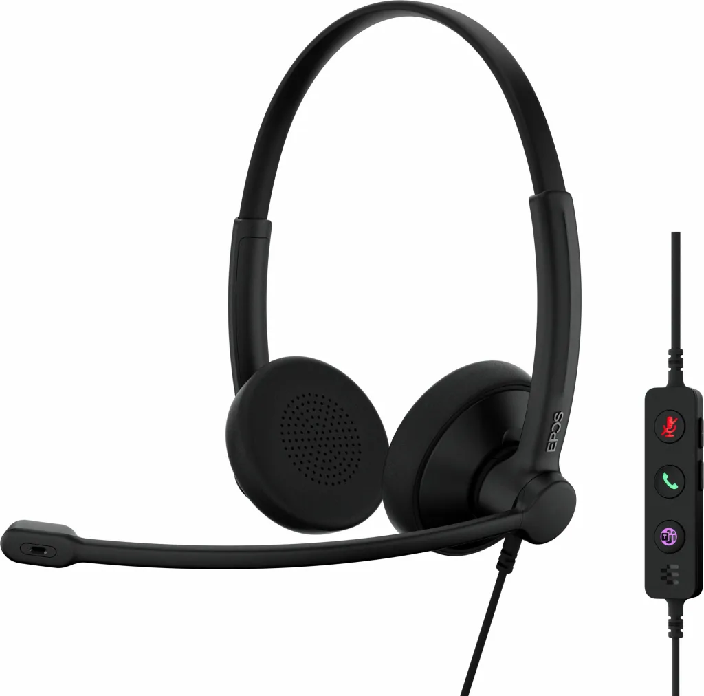 Kufje EPOS IMPACT 100 MS STEREO, USB-C+A, e zezë - 5