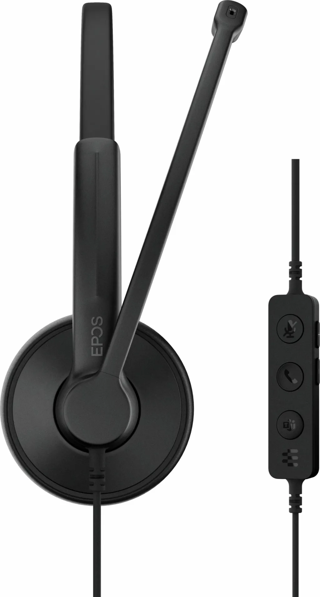 Kufje EPOS IMPACT 100 UC STEREO, USB-C+A, e zezë - 2