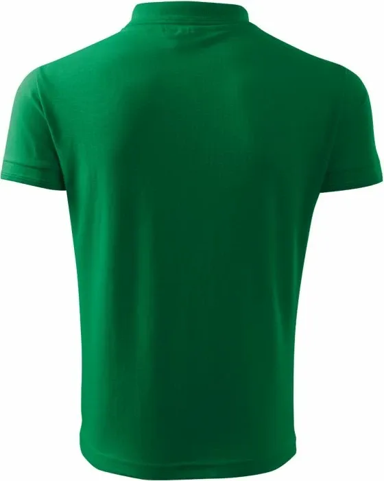 Fanellë polo për meshkuj Malfini, jeshile - 5