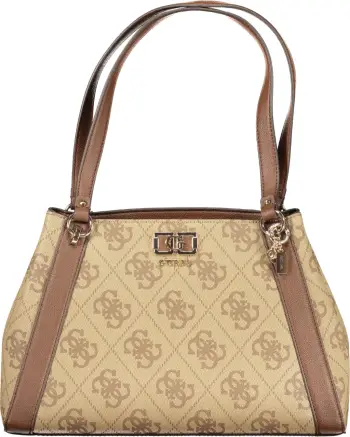 Çantë për femra GUESS JEANS Karnilla Logo, kafe