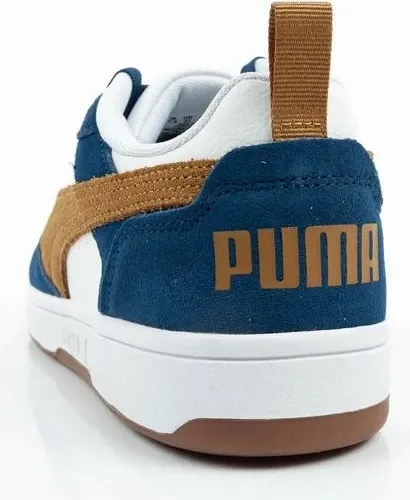 Atlete për meshkuj Puma Rebound v6, të bardha/navy/kafe - 5