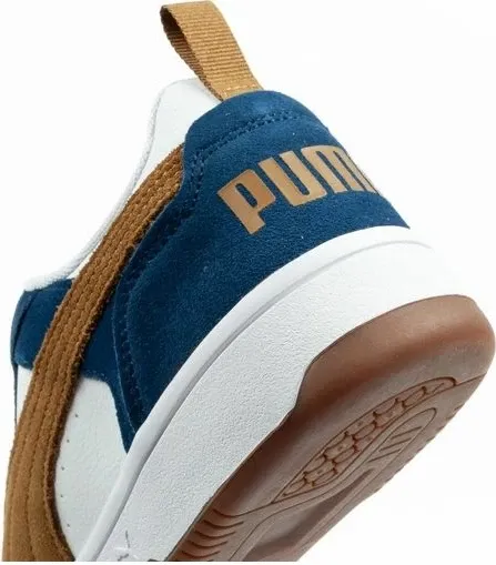 Atlete për meshkuj Puma Rebound v6, të bardha/navy/kafe - 7