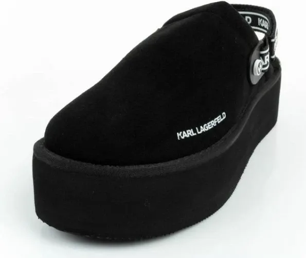 Çizme platforme për femra Karl Lagerfeld, të zeza - 2