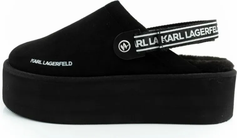 Çizme platforme për femra Karl Lagerfeld, të zeza - 3