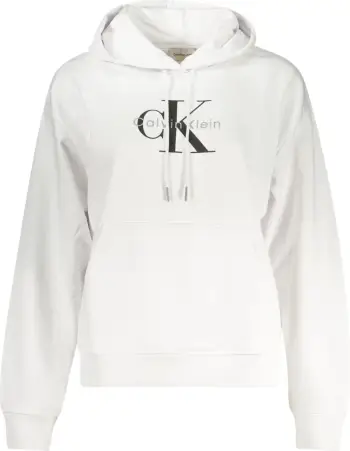 Duks për femra CALVIN KLEIN zip-up, i bardhë