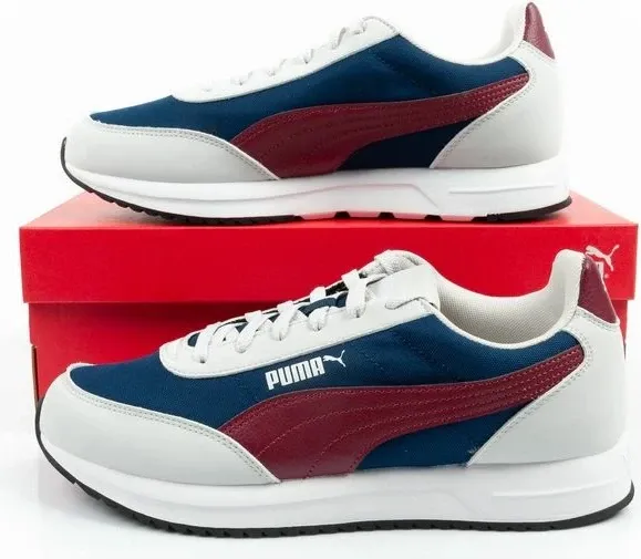Atlete meshkuj Puma R78 Lightwind, gri/kaltër e errët - 10