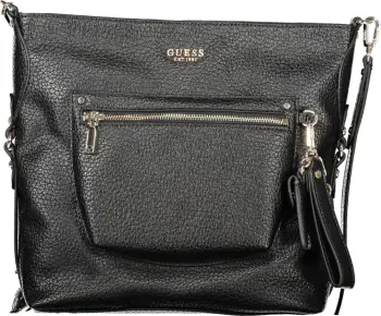 Çantë dore GUESS JEANS Marsha femra, e zezë