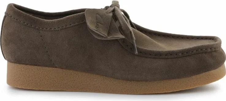 Këpucë Clarks për meshkuj, ulliri e errët - 6
