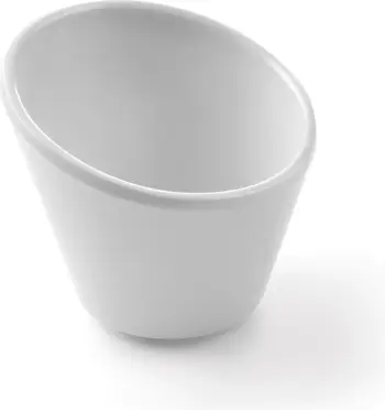 Tas melamine i pjerrët, Fine Dine Velocity, 70x70x60 mm, e bardhë