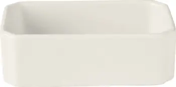 Enë porcelani për qese (sachets) Porland Dove 70x120mm 155ml, krem, set 6 copë