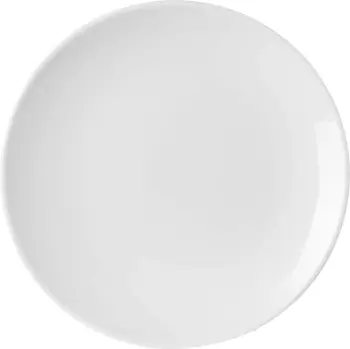 Pjatë e sheshtë Fine Dine Pure Bianco 230 mm, e bardhë, set 6 copë