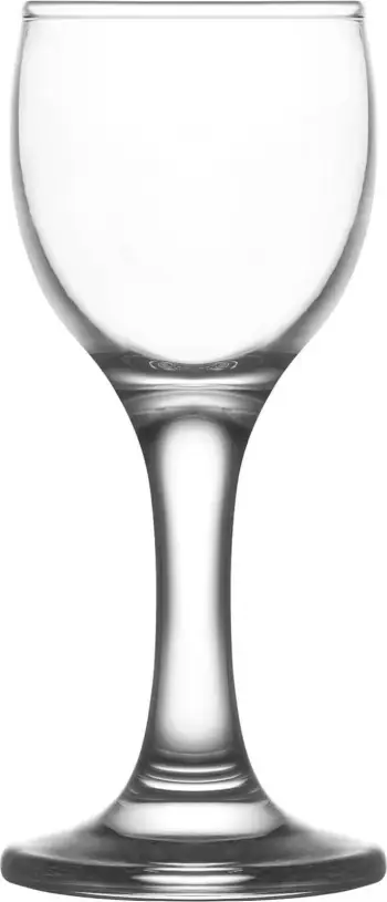 Gotë vodka LAV Sofia 55 ml transparente, set 12 copë