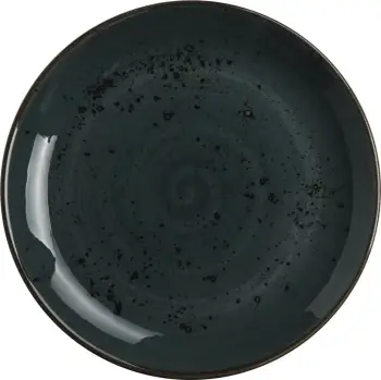 Pjatë e sheshtë Fine Dine Arando Ø240 mm, porcelan, gri, set 6 copë
