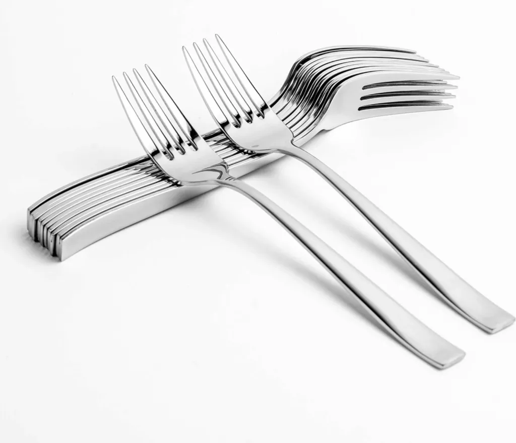 Pirun për ëmbëlsirë OVE Garda 185 mm, çelik inox 18/10, argjend, set 12 copë - 2