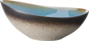 Tas oval Fine Dine Lazur 240 mm 1.5 L blu, set 2 copë