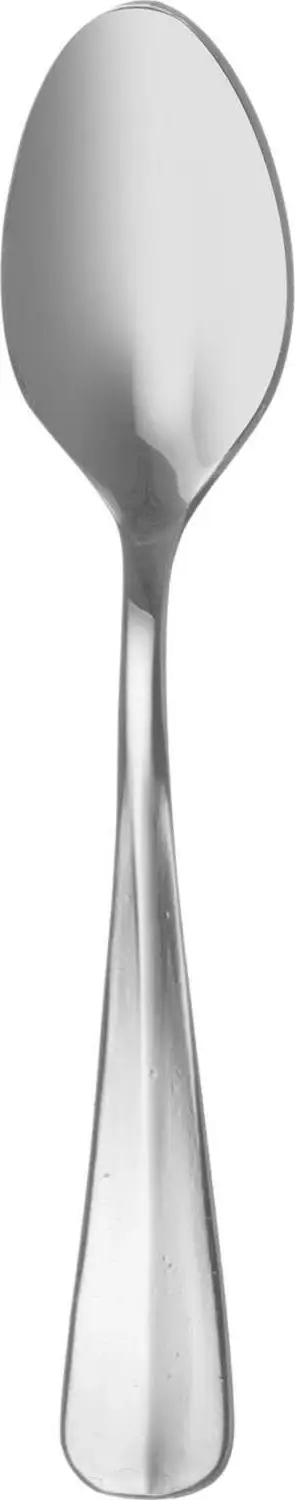 Lugë çaji OVE Baguette 112 mm, çelik inox 18/10, set 12 copë, argjend