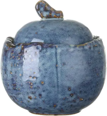 Sheqerore Fine Dine Eminence 400 ml Ø105 x H110 mm, blu, set 3 copë
