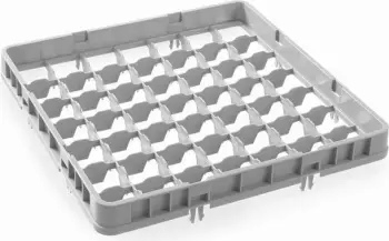 zgjatues gjysmë-drop për shporta gotash, Amerbox, 49 ndarje tipi 2, max diametër gotash 60 mm, gri