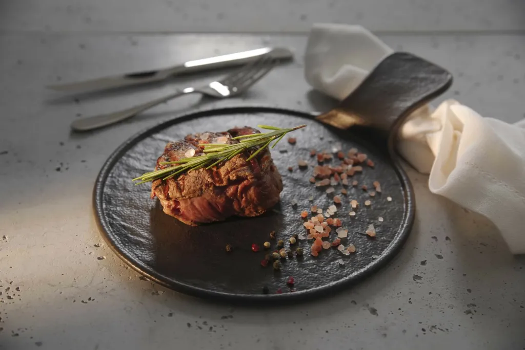 Pjatë e sheshtë Fine Dine Crust Ø230 mm, e zezë, set 3 copë - 3