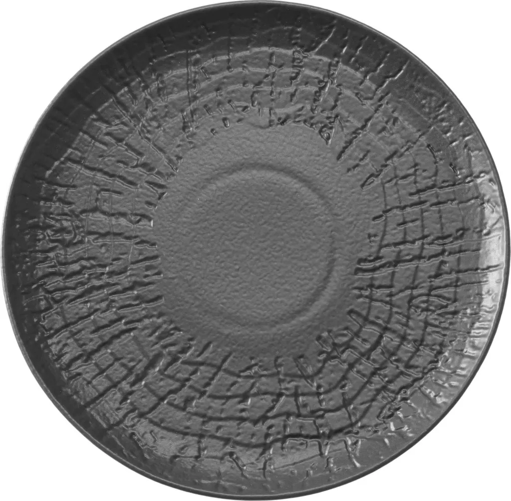 Pjatë e sheshtë Fine Dine Crust Ø230 mm, e zezë, set 3 copë - 6