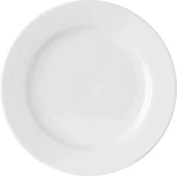 Pjatë e sheshtë Fine Dine Pure Bianco 210 mm, e bardhë, set 6 copë