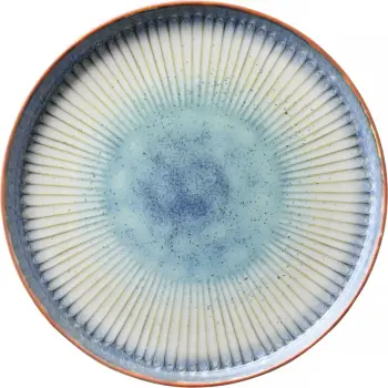 Pjatë me buzë të lartë Fine Dine Galaxy 290 mm blu, set 6 copë