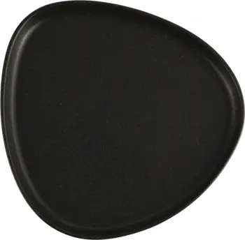 Pjatë trekëndore Porland Seasons Coal 210 mm, e zezë, set 6 copë