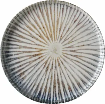 Pjatë me buzë të lartë Fine Dine Ammonite Ø290 mm, gri-blu, set 6 copë