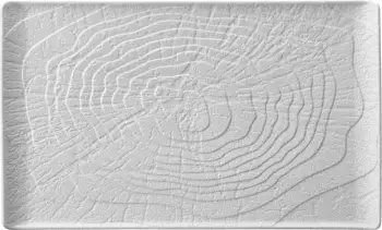 Pjatë drejtkëndore Fine Dine Nordic 335x205 mm, e bardhë, set 2 copë