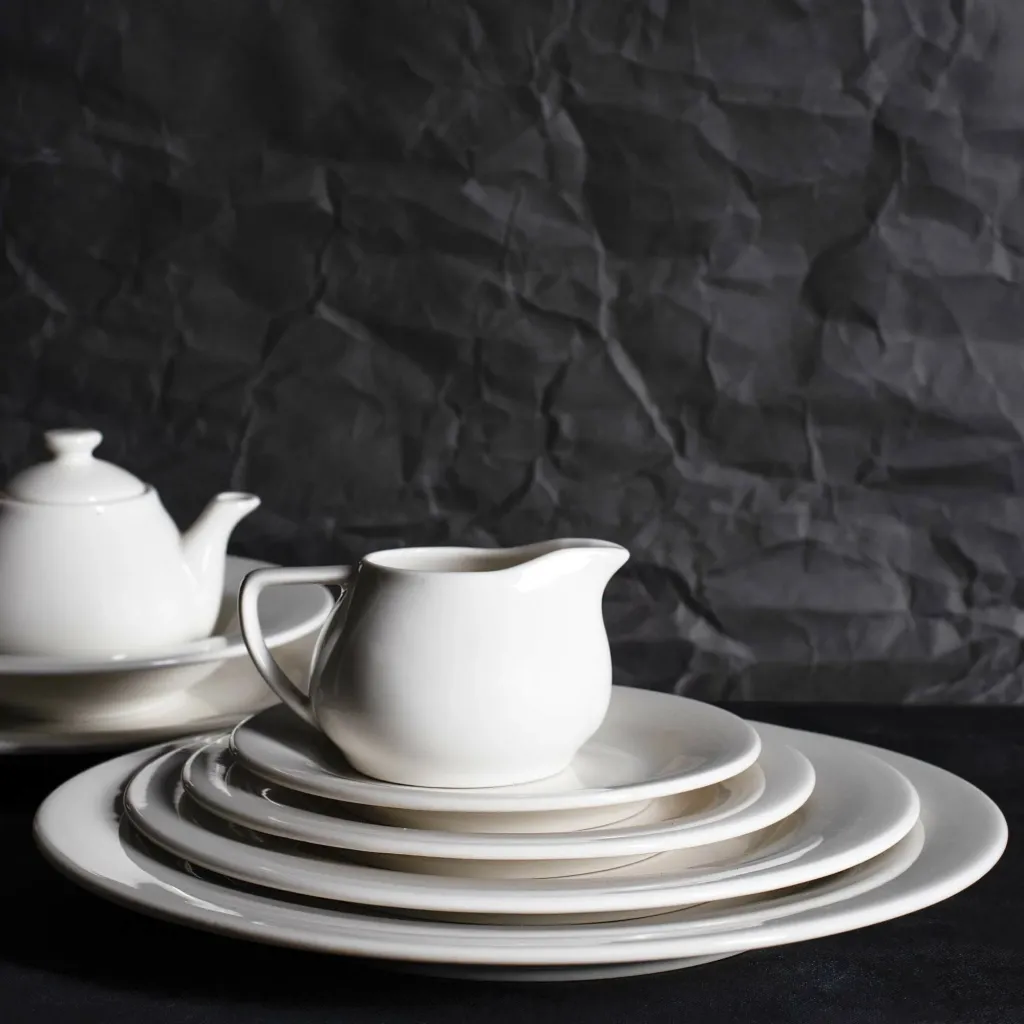 Çajnik Porland Dove 370 ml, krem, set 6 copë - 4