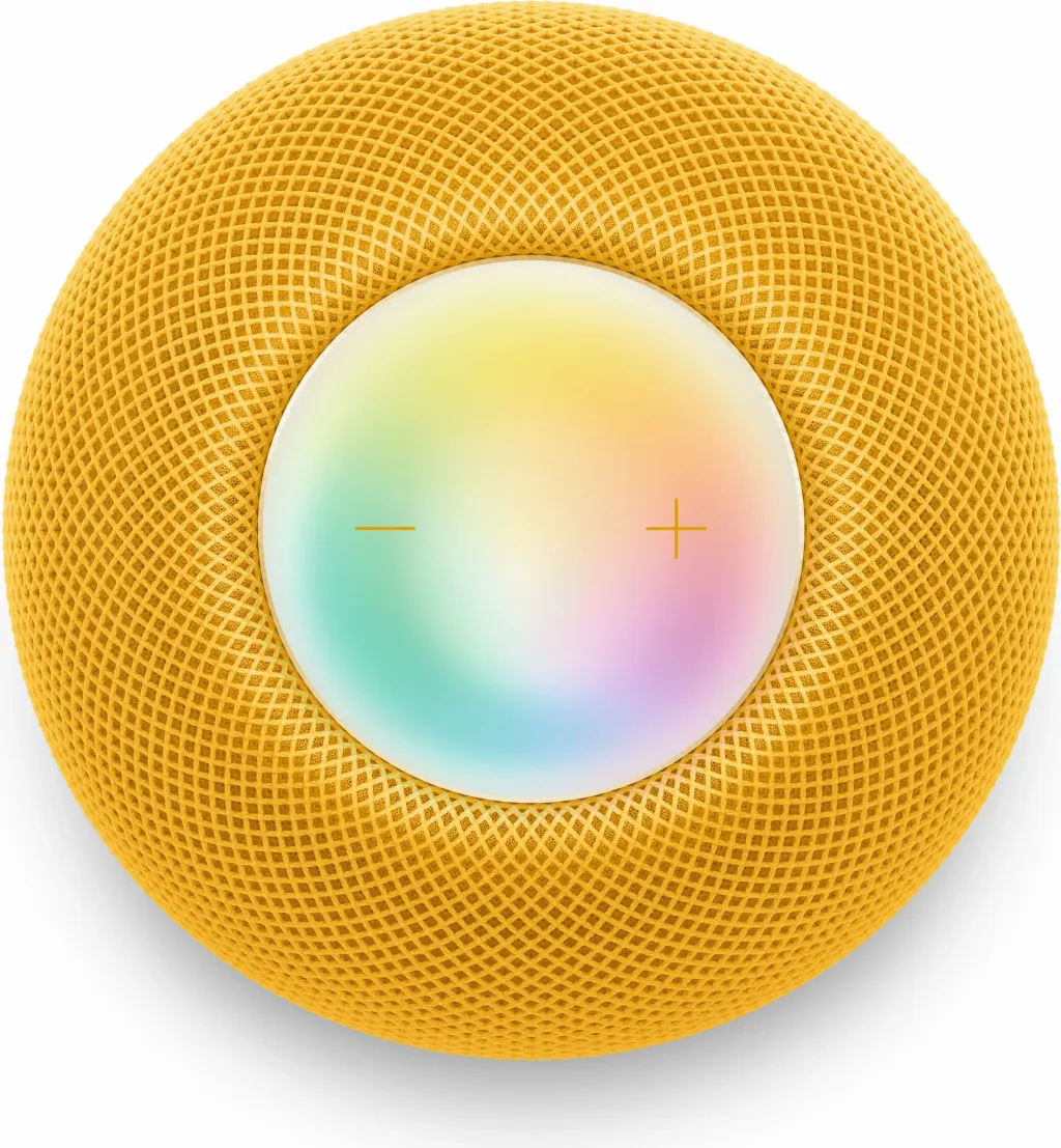Altoparlant Apple HomePod mini, Apple Siri, i verdhë - 4