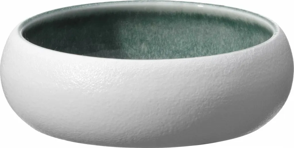 Tas servimi Fine Dine Goro Ø140mm, gjelbër/bardhë, set 3 copë - 1