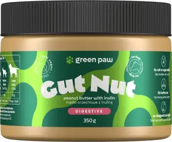 Gjalpë kikiriku për qen Green Paw Gut Nut 350g