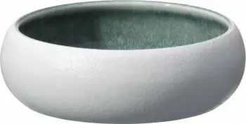 Tas i thellë Fine Dine Goro 650 ml Ø165 mm Bardhë/Gjelbër, set 2 copë