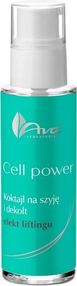 Serum lifting për qafë dhe dekolte Ava Laboratorium Cell Power Neck and Décolleté Cocktail Effect Lifting për femra, 30ml