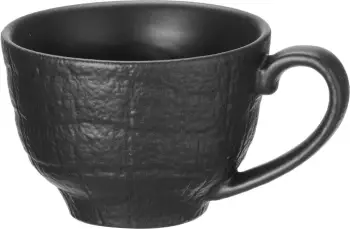 Filxhan kafeje Fine Dine Crust 230ml, i zi, set 6 copë