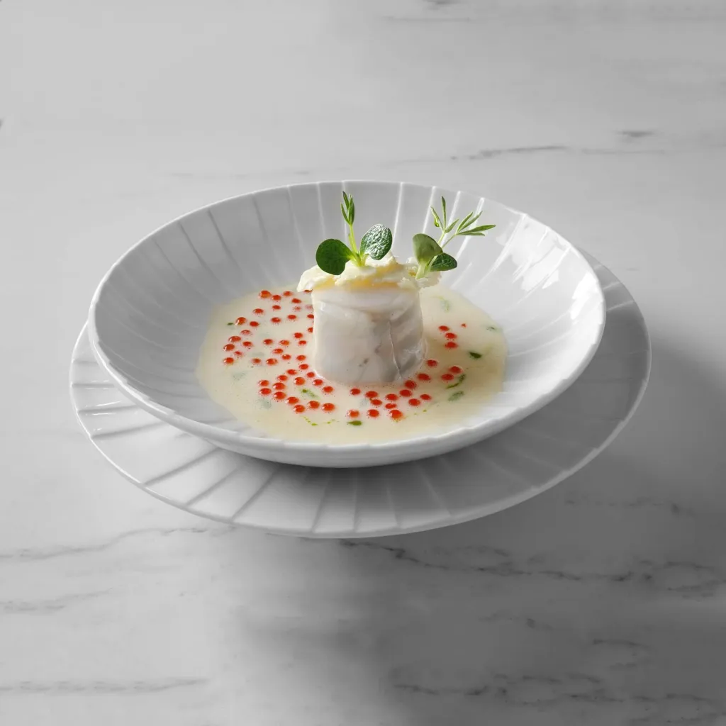 Tas porcelani Fine Dine Selene 230 mm, set 6 copë, krem - 2