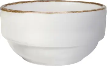 Tas i grumbullueshëm Fine Dine Vanilla 400 ml, Ø120 mm, krem, set 6 copë